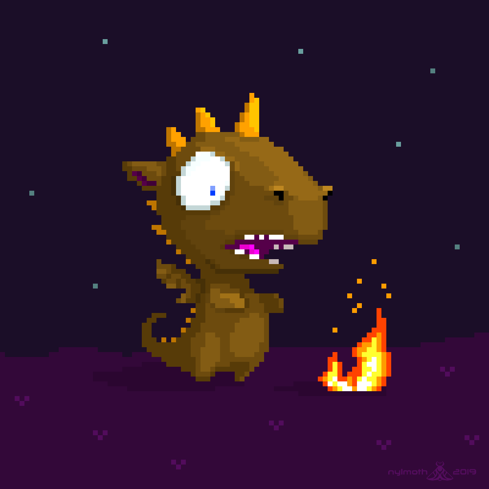 PIXEL ART ⛛&nbsp;DRAGON