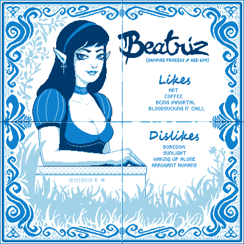 PIXEL ART ⛛&nbsp;Beatriz